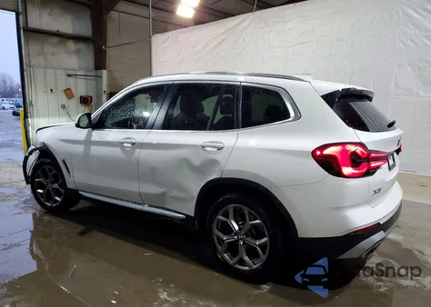 2024 BMW X3 xDrive30I z USA, uszkodzony, nr VIN WBX57DP00RN304530